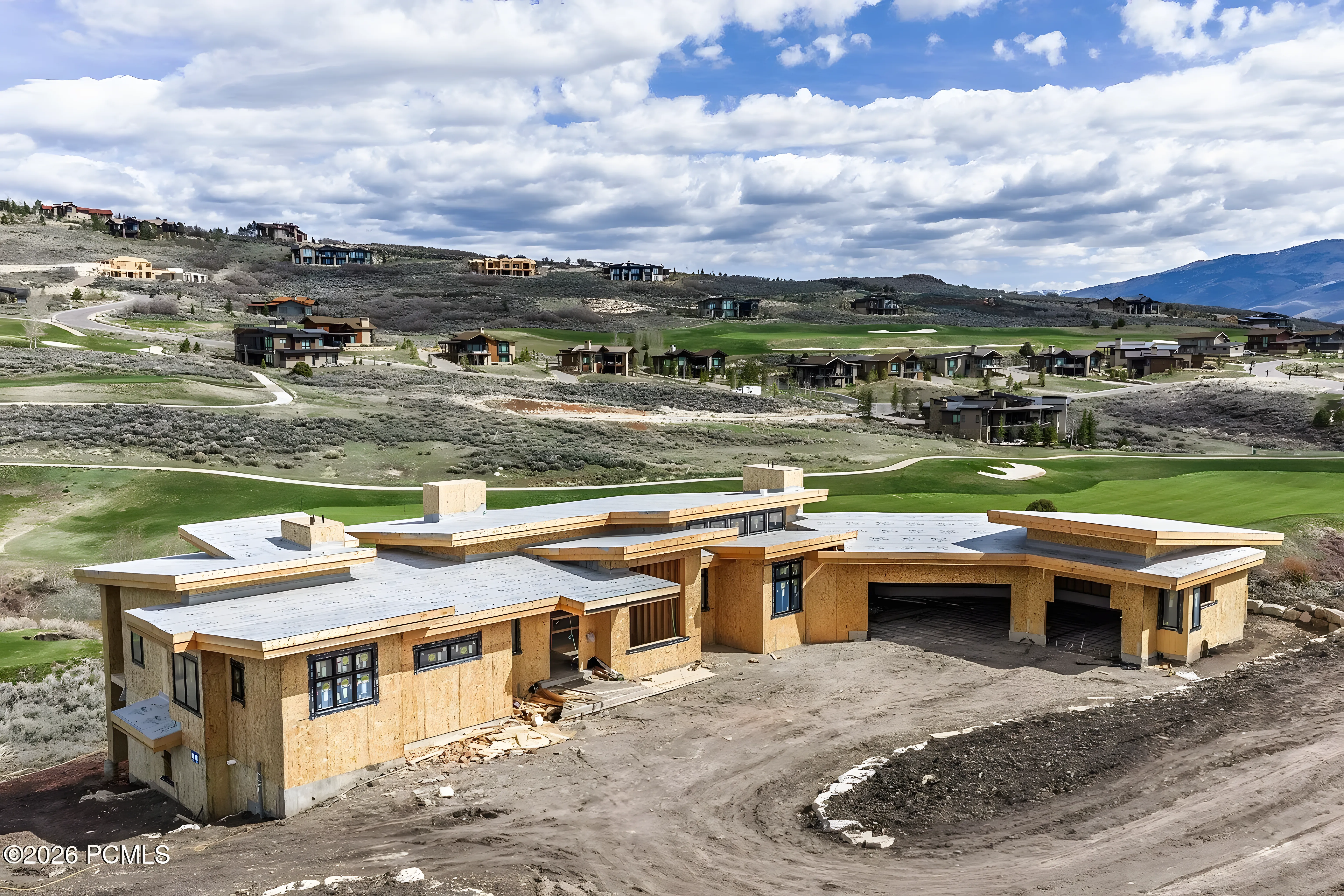 Tuhaye Golf Retreat early framing phase
