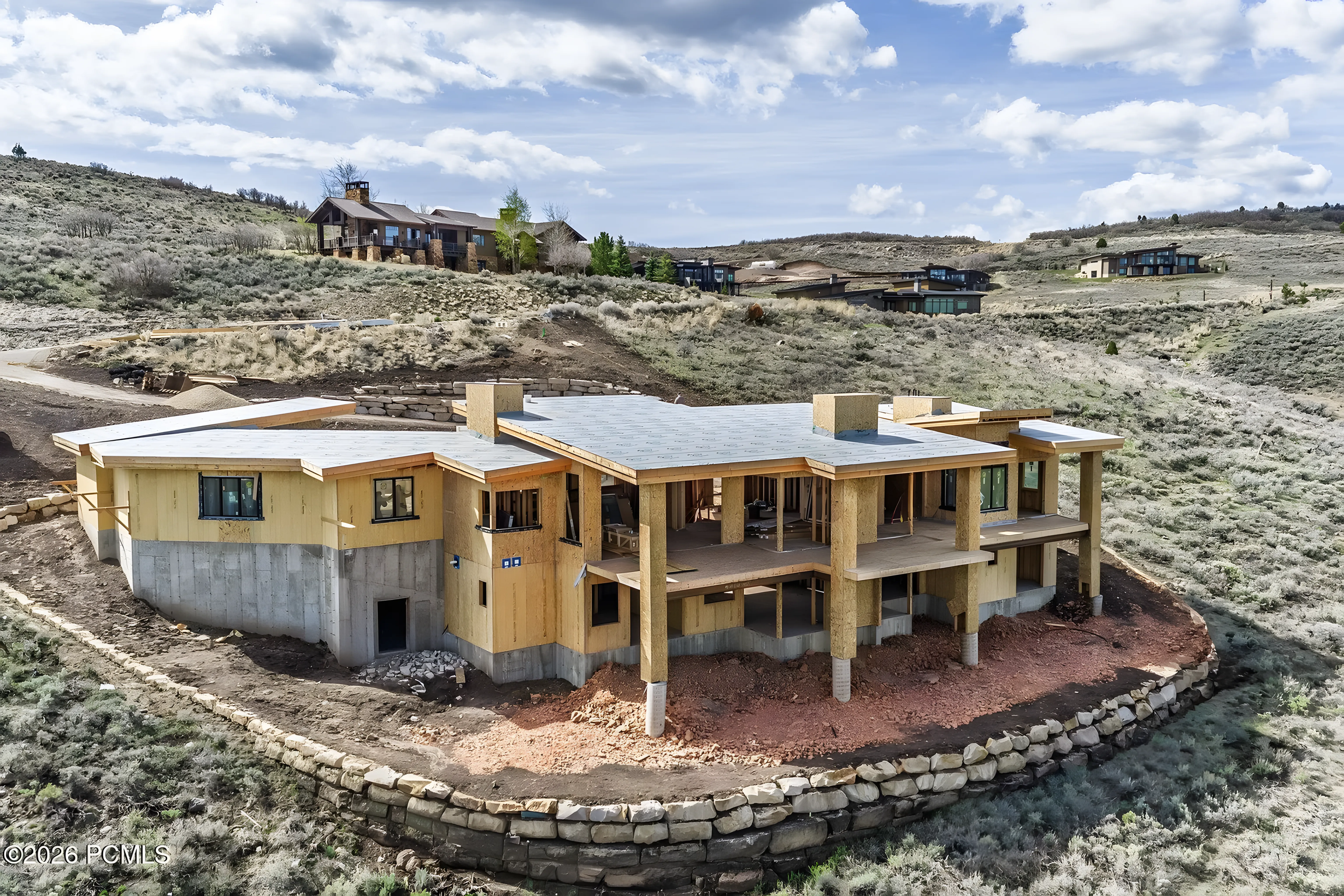 Tuhaye Golf Retreat exterior framing progress