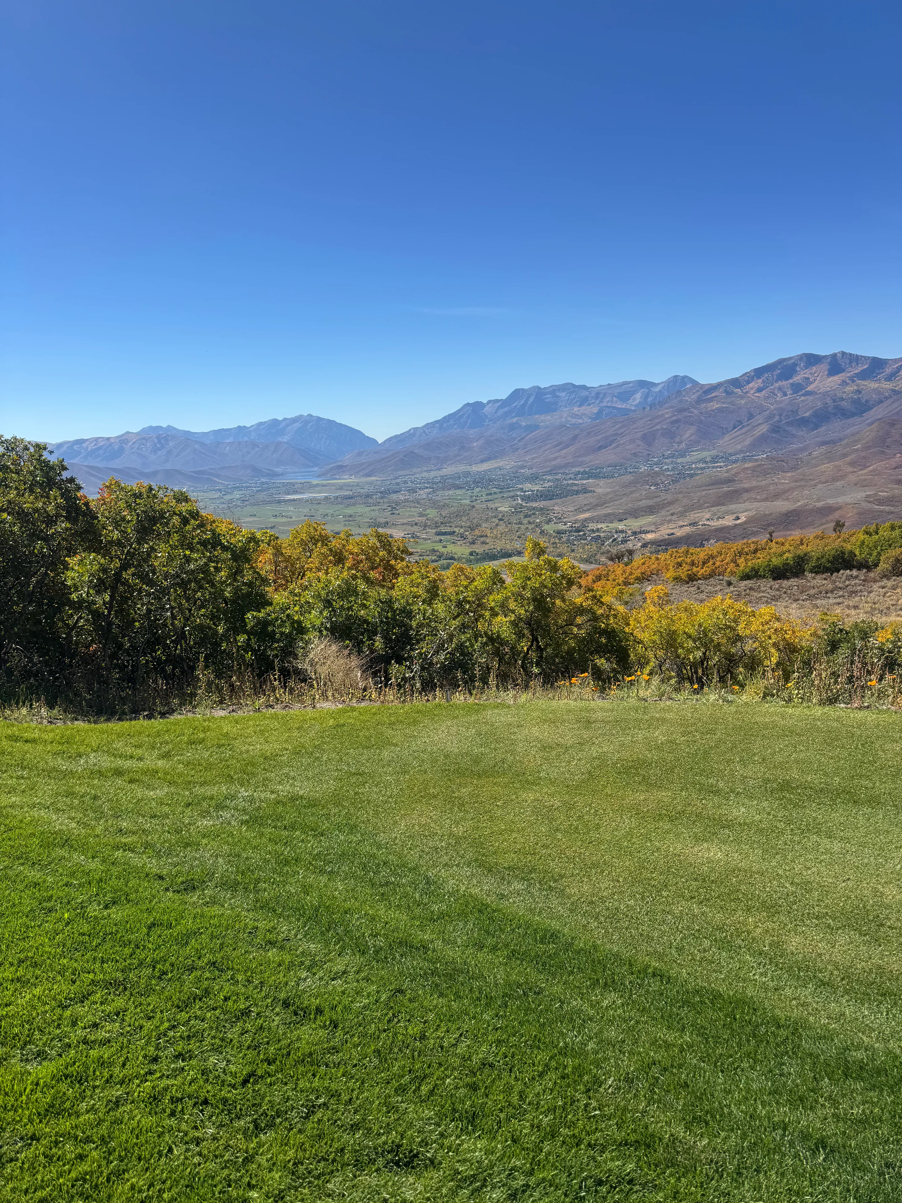 On-site photography from Marcella at Jordanelle Ridge homesite development