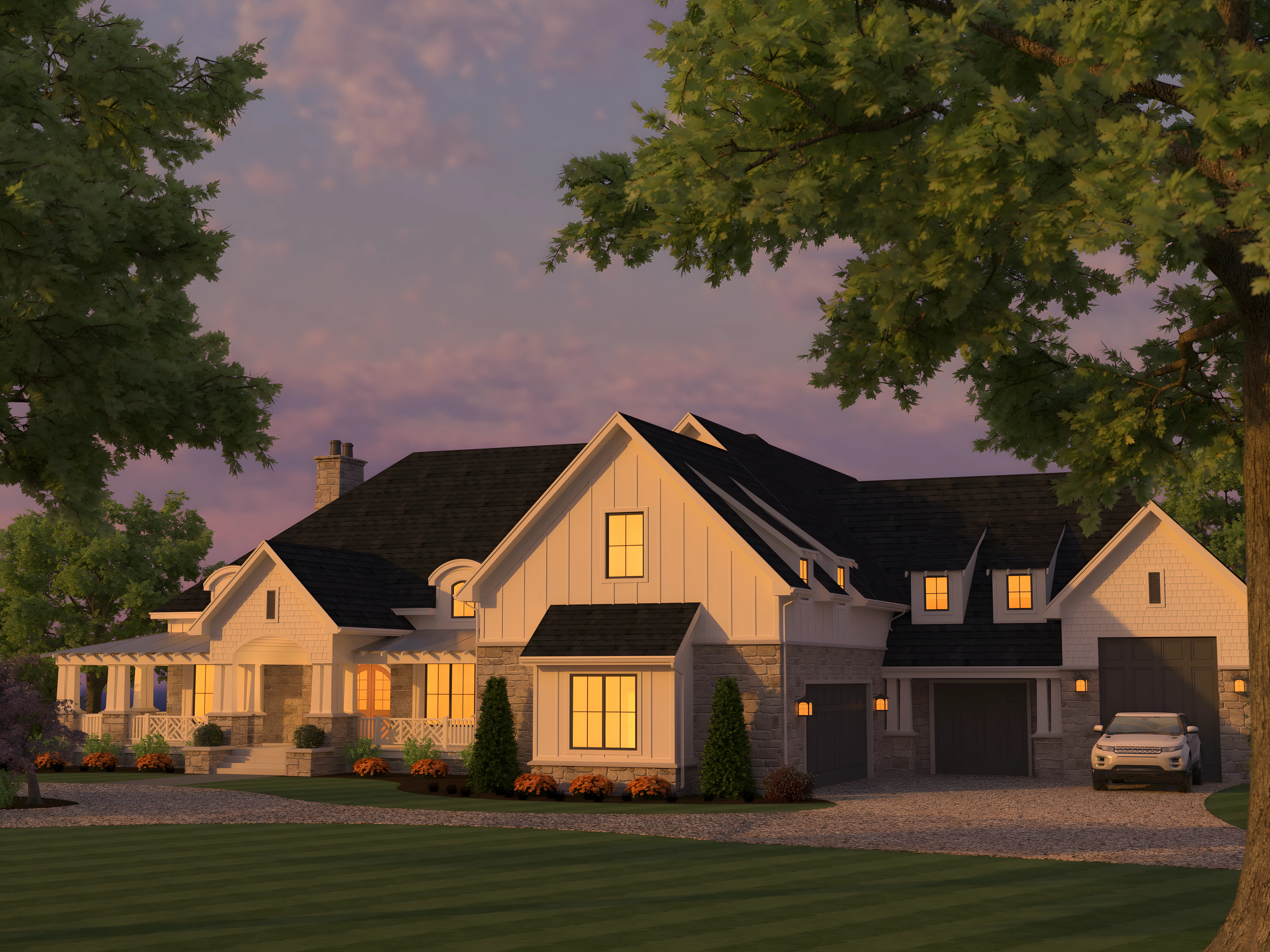 Mountain Retreat living area with mountain views