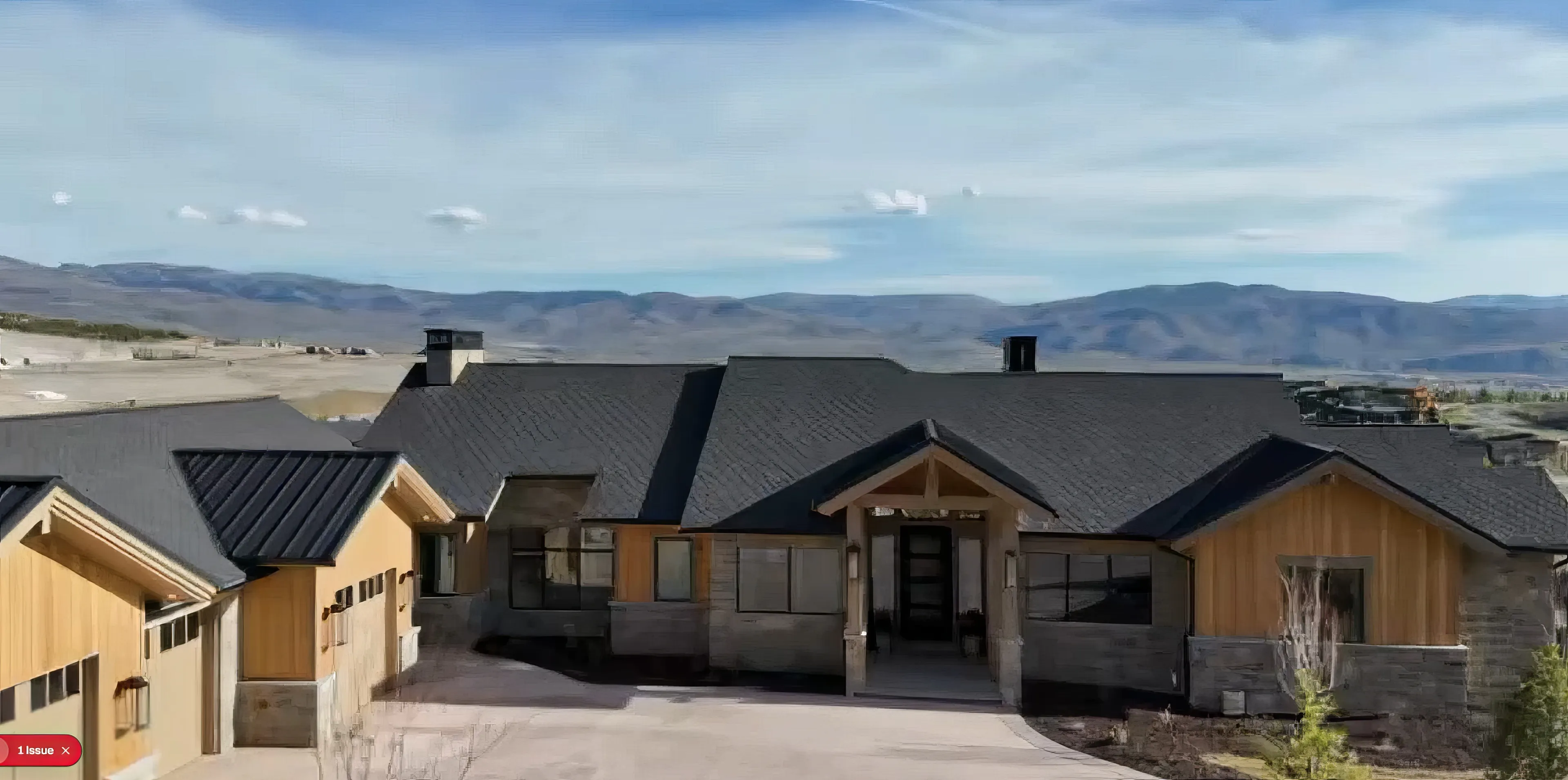 Mountain Modern Estate panoramic mountain view